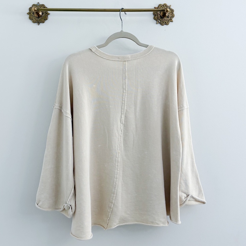 Easel Heart Patch Cotton Tee Medium - image 7